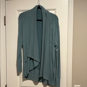 Athleta blue Open Front Cardigan